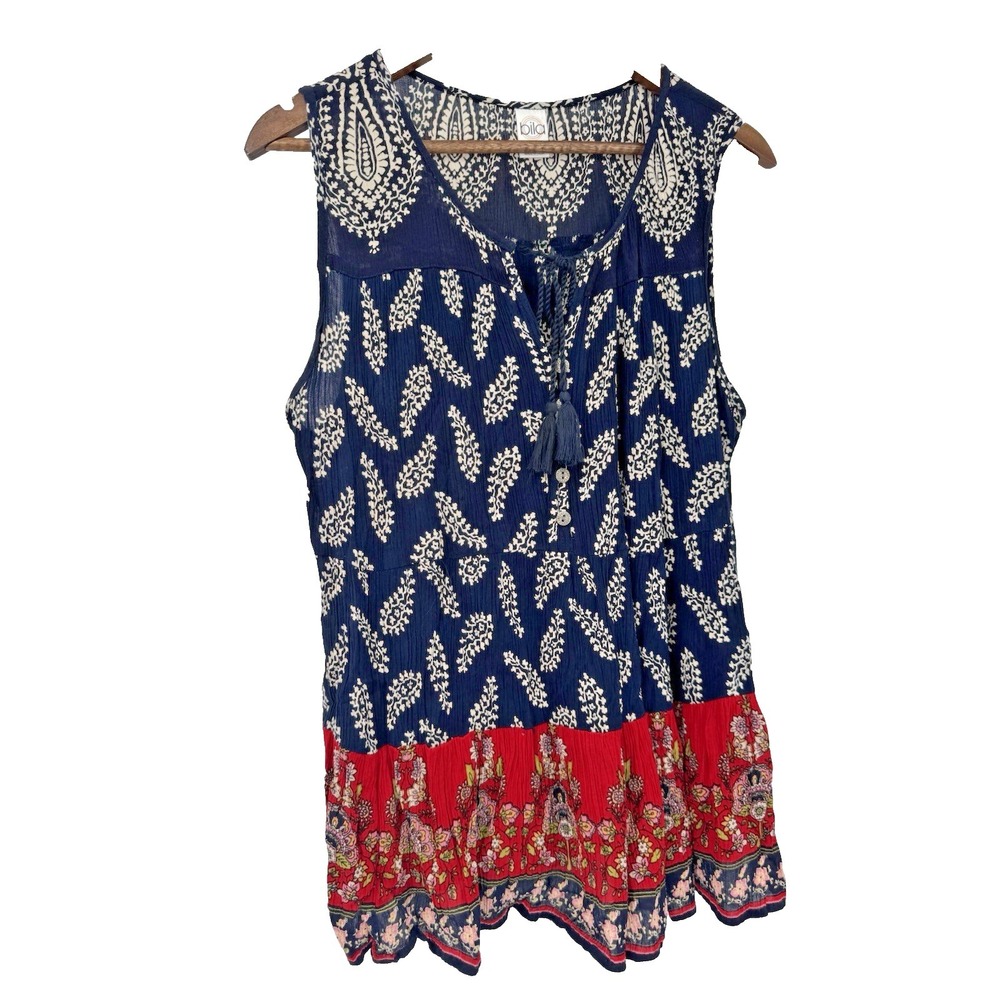 Bila Floral Bandana Cottagecore Boho Paisley Festival XL Tassel Americana